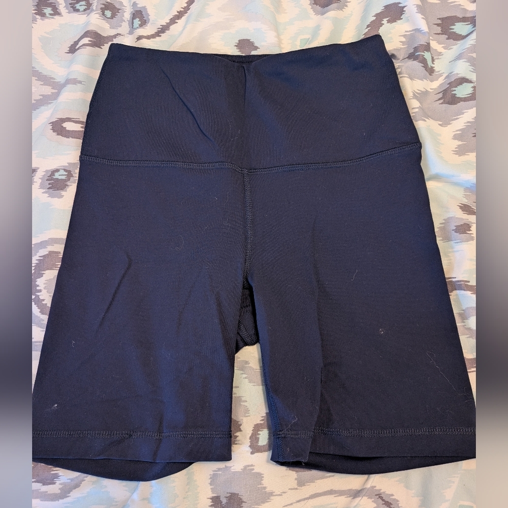 Women's Navy High-Waisted Shorts
